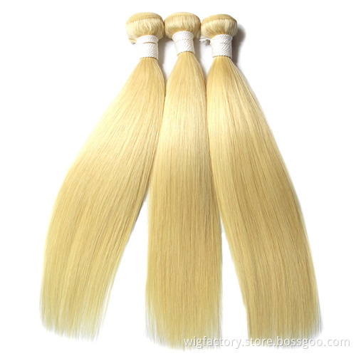 Honey Blonde Brazilian Remy straight 613 bundles,frontal with bundles straight,Long Hair Bundles Straight blonde human hair bu
